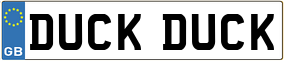 Truck License Plate